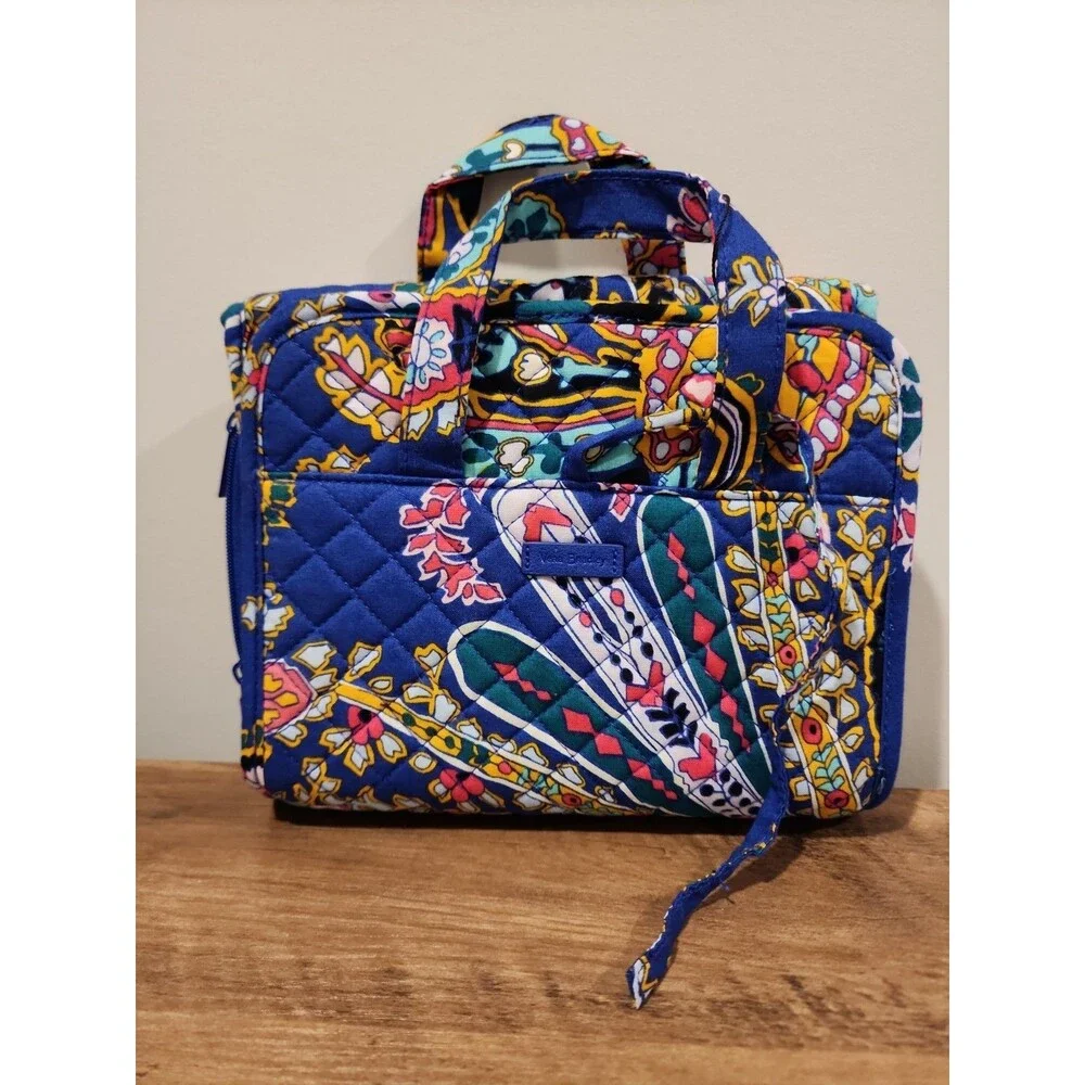 New VERA BRADLEY ROMANTIC PAISLEY ICONIC HANGING TRAVEL BEAUTIFUL ORGANIZER